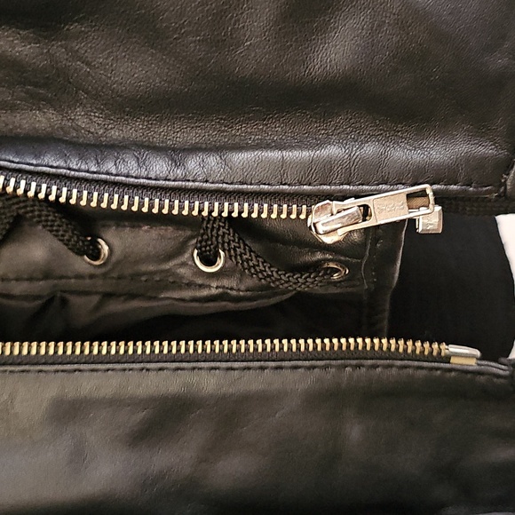 GENUINE LEATHER CORSET VICTORIAN VEST NO SIZE TAG M-L - Picture 6 of 6